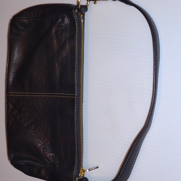👜VINTAGE👜 LIZ CLAIBORNE Double Front Flap Pocket Purse in Black - Picture 14 of 14